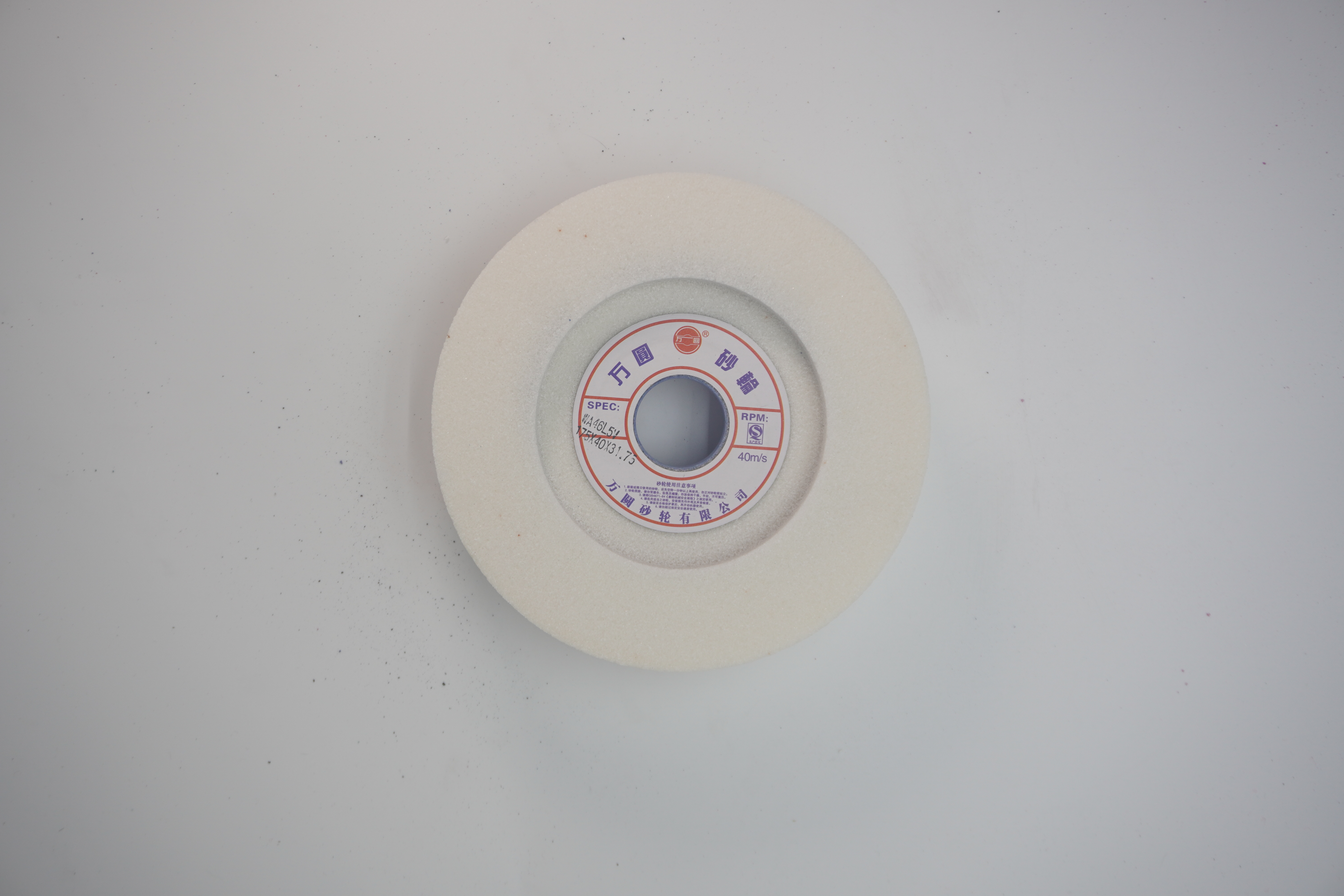 Hand-cranked Grinding Machine White Corundum Double-sided Concave Grinding Wheel